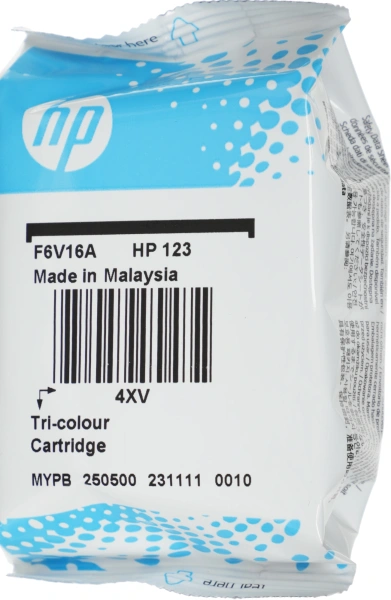 Картридж струйный HP 123 F6V16AE многоцветный печ.гол.в компл. (100стр.) для HP DJ 2130/2620/2630/2632