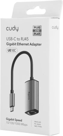 Сетевой адаптер Gigabit Ethernet Cudy UE10C USB Type-C