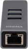 Сетевой адаптер Gigabit Ethernet Digma DLA-GEUCH3 USB 3.0