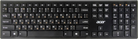 Клавиатура Acer OKR020 черный USB беспроводная slim Multimedia (ZL.KBDEE.004)