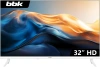 Телевизор LED BBK 32" 32LEM-1041/TS2C (W) Frameless белый HD 60Hz DVB-T2 DVB-C DVB-S2 USB (RUS)