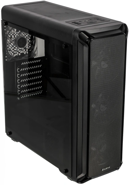 Корпус Zalman i3 черный без БП ATX 2x120mm 2xUSB2.0 1xUSB3.0 audio bott PSU