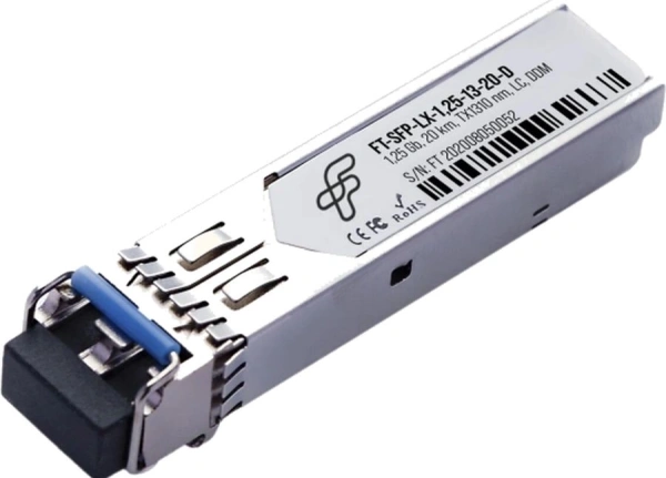 Трансивер Future Technologies FT-SFP-LX-1,25-13-20-D-I оптич. SFP SM 1.25Гбит/с Tx:1310нм до 20км