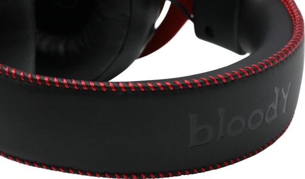 Наушники с микрофоном A4Tech Bloody M590i красный/черный 1м мониторные USB оголовье (M590I SPORTS RED)