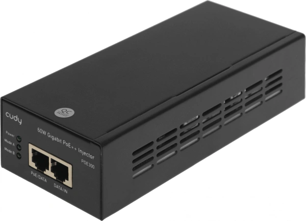 Инжектор PoE Cudy POE300 10/100/1000BASE-T 60Вт 53В(DC)