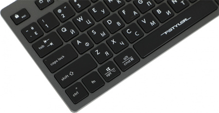 Клавиатура A4Tech FX50 серый USB slim Multimedia (FX50 GREY) кабель 1.5м