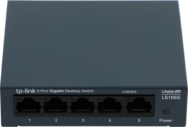 Коммутатор TP-Link LS105G (L2) 5x1Гбит/с неуправляемый