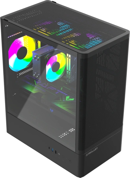 ПК Teclast G03 Ryzen 5 7500F (3.7) 32Gb SSD1Tb RTX5060TI 8Gb Windows 11 Pro GbitEth WiFi BT 500W черный (G03 7500F32G1T5060T8BKRU)