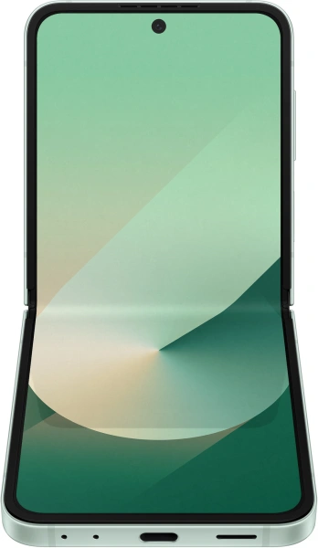 Смартфон Samsung SM-F741B Galaxy Z Flip 6 256Gb 12Gb мятный раскладной 3G 4G 1Sim 6.7" 1080x2640 Android 14 50Mpix 802.11 a/b/g/n/ac/ax NFC GPS GSM900/1800 GSM1900 Protect