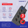 Сетевой фильтр Ippon BK-8-EU-3-16-B 3м (8 розеток) черный (коробка)