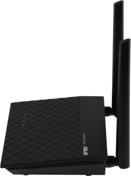 Роутер беспроводной Asus RT-N12E N300 10/100BASE-TX черный