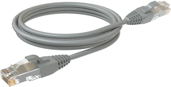 Патч-корд Sysmatrix PC 4545.5EU26.3LSZHGY U/UTP RJ-45 вил.-вилка RJ-45 кат.5E 3м серый LSZH