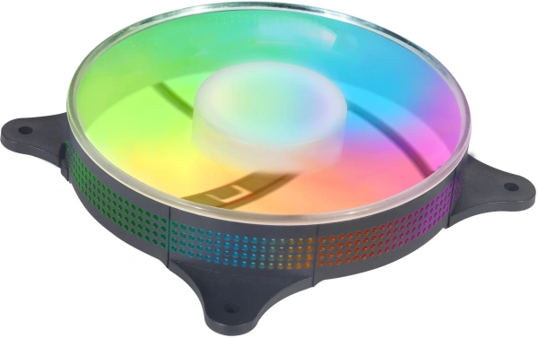 Вентилятор для корпуса GMNG GG-CF120FRGB3-PWMBK RGB 120х120x25 черный 4-pin 26дБ Ret
