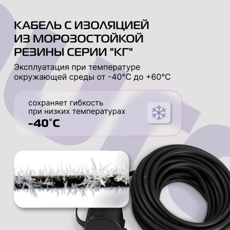 Сетевой удлинитель Buro BU-PS1.20/FRB-16 20м (1 розетка) черный (пакет ПЭ)