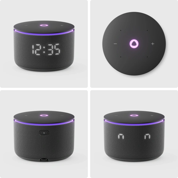 Умная колонка Yandex Станция Мини 3 Про Алиса черный 18W 1.0 BT/Wi-Fi (YNDX-00059BLK)