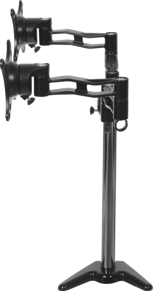 Кронштейн для мониторов Cactus CS-VM-D08-BK черный 13"-27" макс.8кг настольный поворот и наклон