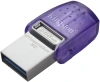 Флеш Диск Kingston 256Gb DataTraveler microDuo 3C DTDUO3CG3/256GB USB3.0 фиолетовый