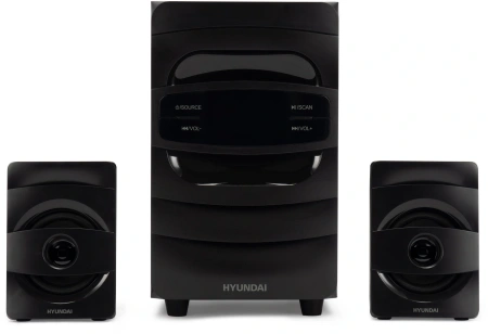 Микросистема Hyundai H-MS1404 черный 30Вт FM USB BT