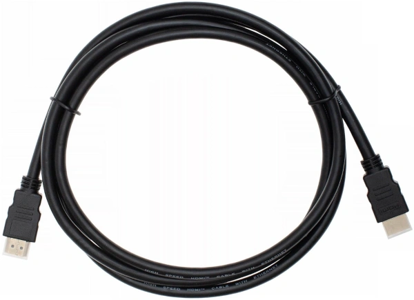 Кабель аудио-видео Cactus CS-HDMI.1.4-1.8 HDMI (m)/HDMI (m) 1.8м. позолоч.конт. черный