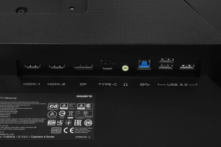 Монитор Gigabyte 27" M27U черный IPS LED 1ms 16:9 HDMI M/M матовая HAS 400cd 178гр/178гр 3840x2160 160Hz G-Sync FreeSync Premium Pro DP 4K USB 6.48кг