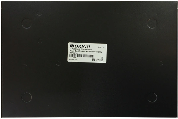 Коммутатор Origo OS2216 OS2216/A1A (L2) 16x1Гбит/с неуправляемый