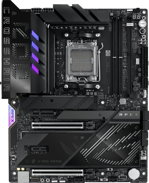 Материнская плата Asus ROG CROSSHAIR X870E APEX Socket AM5 AMD X870E 2xDDR5 ATX AC`97 8ch(7.1) 5Gigabit RAID