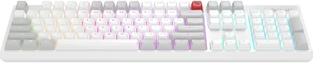Клавиатура A4Tech Bloody B230N белый USB Multimedia for gamer LED (B230N)