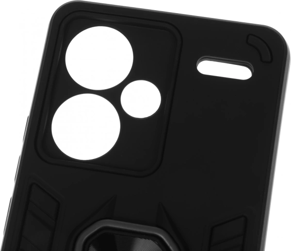 Чехол (клип-кейс) BoraSCO для Xiaomi Redmi Note 13 Pro+ Anti-Shok Case черный (52500)