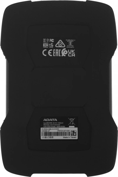 Жесткий диск A-Data USB3.0 2TB AHD330-2TU31-CBK HD330 DashDrive Durable 2.5" черный