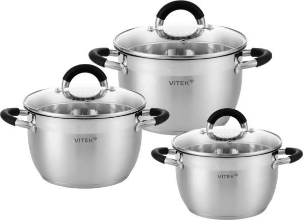 Набор кастрюль Vitek Секретный ингредиент VT-SS1406 6 предметов
