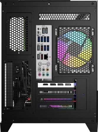 Корпус Formula Crystal Z9ML Floe черный без БП mATX 1xUSB3.0 1xUSB3.1 audio bott PSU