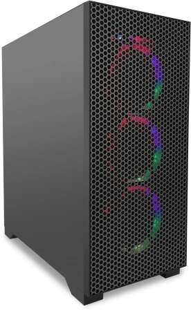 ПК IRU Tactio 520B6GP TWR Ryzen 5 7600X (4.7) 32Gb SSD1Tb RX 7600 8Gb без ОС GbitEth 650W черный (RUS) (2113270)