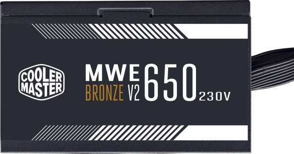 Блок питания Cooler Master ATX 650W MWE Bronze V3 Gen.5 80+ bronze 24pin APFC 120mm fan 6xSATA RTL