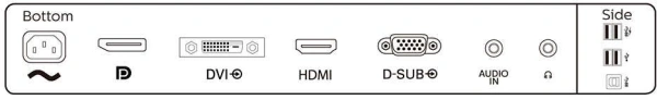 Монитор Philips 23.8" 241B8QJEB (00/01) черный IPS LED 16:9 DVI HDMI M/M матовая HAS Piv 1000:1 250cd 178гр/178гр 1920x1080 75Hz VGA DP FHD USB 4.97кг