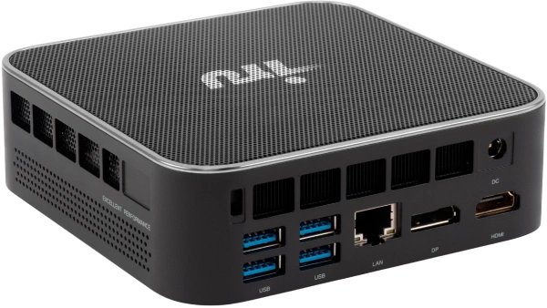 Неттоп IRU Tactio 525 Ryzen 7 6800H (3.3) 16Gb SSD1Tb 680M FreeDOS GbitEth WiFi BT 120W черный (2113241)