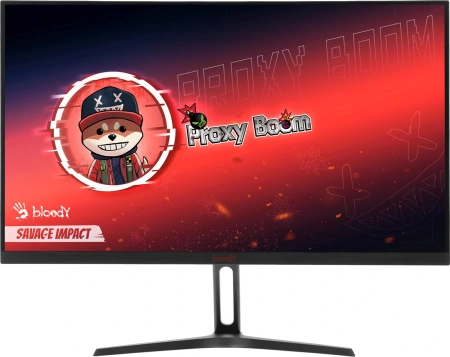 Монитор Bloody 23.8" MN240F черный IPS LED 1ms 16:9 HDMI M/M матовая 280cd 178гр/178гр 1920x1080 180Hz G-Sync DP FHD 2.9кг