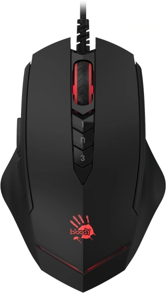 Мышь A4Tech Bloody V8 черный оптическая 3200dpi USB 8but