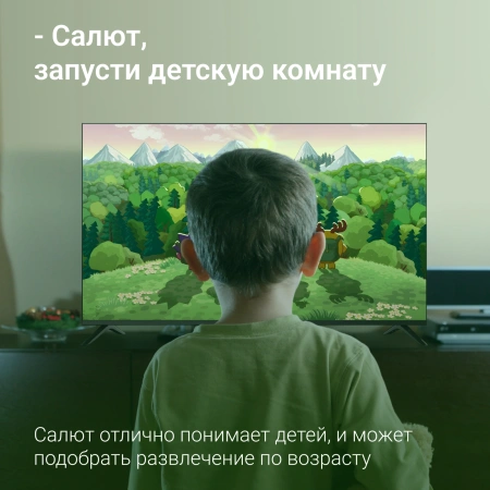 Телевизор LED Digma 55" DM-LED55UBB40 Салют ТВ Frameless Metal черный 4K Ultra HD 60Hz DVB-T DVB-T2 DVB-C DVB-S DVB-S2 USB WiFi Smart TV