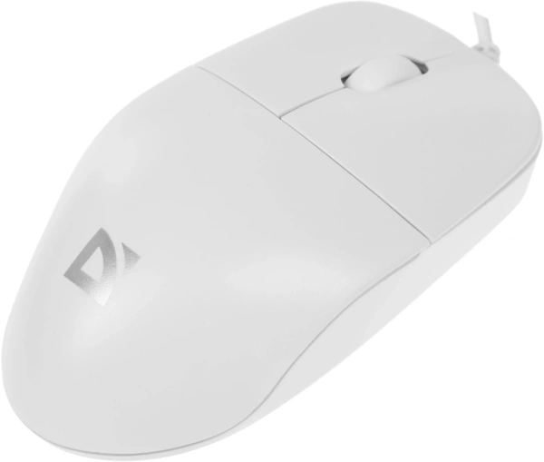 Мышь Defender Azora MB-241 белый оптическая 1200dpi silent USB 2but (52242)