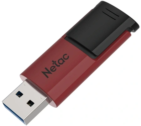Флеш Диск Netac 128Gb U182 NT03U182N-128G-30RE USB3.0 красный/черный