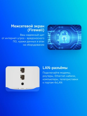 Бесшовный Mesh роутер Cudy M1300 (M1300(1-PACK)) AC1200 10/100/1000BASE-TX белый