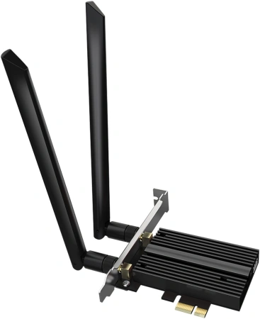 Сетевой адаптер Wi-Fi + Bluetooth Netis F2 АХ5400 PCI Express (ант.внеш.съем) 2ант.
