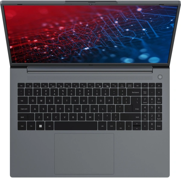 Ноутбук IRU Tactio 16ARB Ryzen 5 5500U 16Gb SSD512Gb Intel UHD Graphics 16" IPS FHD (1920x1080) Windows 11 Pro grey WiFi BT Cam 4825mAh (2110097)