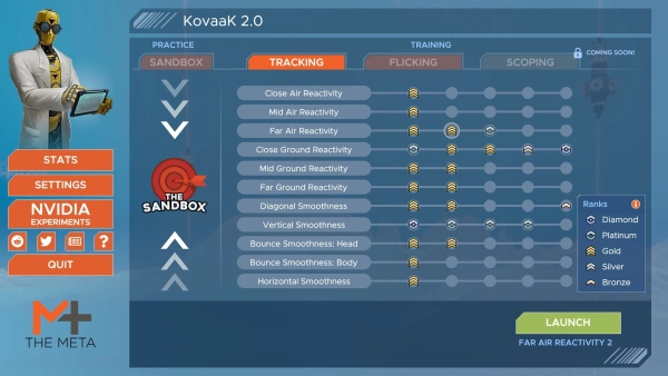 Дополнение к игре для ПК The MetaGame KovaaKs Tracking Trainer (12+)