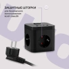 Сетевой удлинитель Buro BU-PC3.1UС-B 1.5м (3 розетки) черный (коробка)