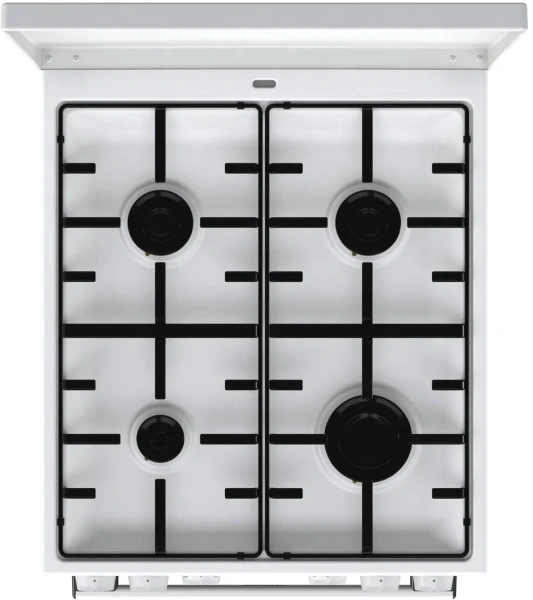 Плита Комбинированная Gorenje GK5A22WH белый (металлическая крышка) реш.сталь