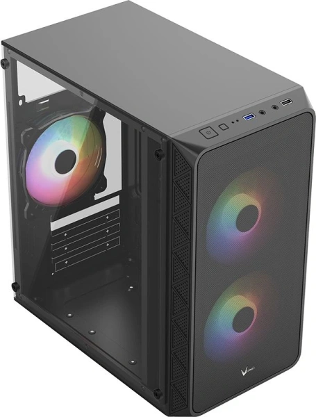 Корпус Formula Air Mesh G4 черный без БП mATX 2x120mm 1xUSB2.0 1xUSB3.0 audio