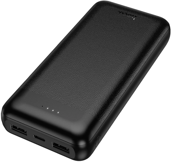 Мобильный аккумулятор Hoco J153A Stability 20000mAh QC3.0/PD 2A 2xUSB-A/USB-C черный (56085)