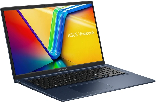 Ноутбук Asus Vivobook 17 X1704VA-AU853 Core 5 120U 16Gb SSD512Gb Intel Graphics 17.3" IPS FHD (1920x1080) без ОС blue WiFi BT Cam (90NB13X2-M00AT0)