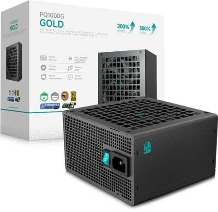 Блок питания Deepcool ATX 1000W GamerStorm PQ1000G Gen.5 80+ gold (20+4pin) APFC 120mm fan 9xSATA Cab Manag RTL